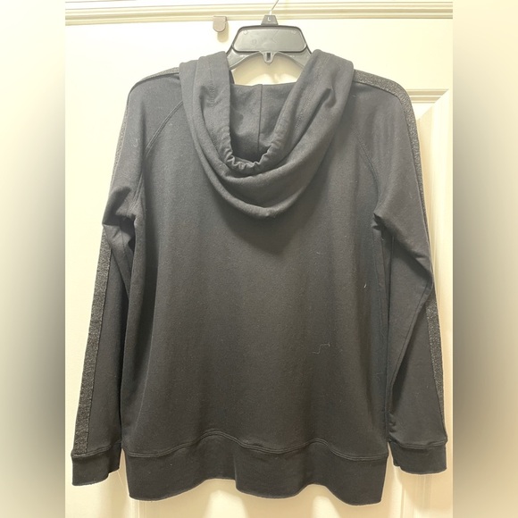 NWT. $158R  Johnny Was Calme Hoodie W/Glitter Stripe On Sleeves. Size Sm… - Picture 3 of 6